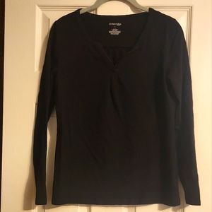 St John’s Bay Black Long Sleeved Shirt